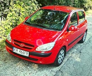 Czerwony Hyundai Getz, 2007, 95 500 km, pierwszy właściciel