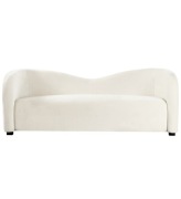 Sofa welurowa złamana biel