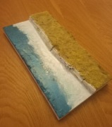 Morze obraz 3d, płaskorzeźba