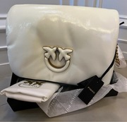 PINKO TOREBKA SKÓRZANA NOWA CLIFF PUFF DUŻA SKÓRA ORYGINALNA