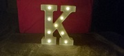 Świecąca literka K