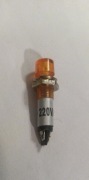 Kontrolka z neonówka pomarańczowa 220V średnica 8mm (3)