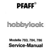 Overlock Pfaff 7xx Hobbylock INSTRUKCJA SERWISOWA