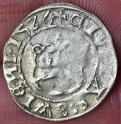 Śląsk Ludwik II Jagiellończyk półgrosz 1526 Świdnica