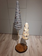 Podświetlana dekoracja bozonarodzeniowa z wełny 