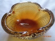 Popielniczka z grubego szkła Murano