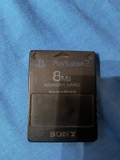 Oryginalna Karta pamięci Sony 8MB Playstation 2 PS2 PS1 PSX