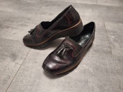 Damskie półbuty marki Rieker w rozmiarze 36.