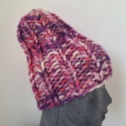 czapka handmade, wełna merino, beanie