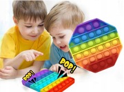 Bubble Push Pop It Antystres Spinner zestaw 4 el. 