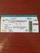 Bilet kolekcjonerski z 2001 roku David Copperfield 