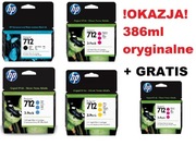 Zestaw 5 tuszów HP 712 oryginalne 386ml