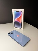 iPhone 14 128 GB blue niebieski stan idealny  + case 
