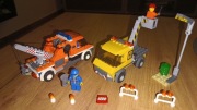 Lego dwa zestawy 3179 elektryk i wóz holowniczy 7638 komplety kg