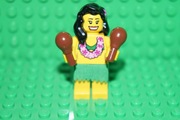 LEGO Hawajska tancerka hula z grzechotkami z serii 3 nr 8803 z 2011 r.