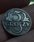 Moneta 5 groszy 1923 rok PRÓBA
