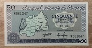 Rwanda 50 Francs 1976  P-7c UNC