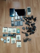 Zestaw telefonów tabletów ladowarek baterii 