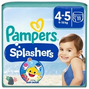 Pieluszki Pampers Splashers Rozmiar 4-5 9-15 kg 11 sztuk 