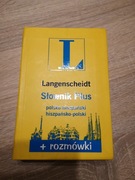 Słownik polsko-hiszpański + rozmówki LANGENSCHEIDT