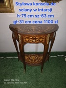 Konsola do ściany półokrągły 