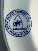 talerz marynarski ze statku hotelu caledonian steam packey WEDGWOOD TUSCAN