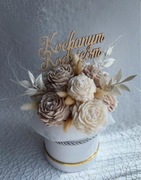 Box urodziny prezent ślub wesele chrzciny flowerbox rocznica ślubu