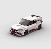 Klocki wzór LEGO HONDA CIVIC Autko Samochodzik Hit Prezent Wyścigowy 