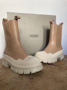 Botki Kazar Studio Olimp Chelsea | Rozmiar 36 | Skórzane, Beżowe