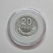20 gr groszy 1976 w kapslu Real foto Stan 1/-1