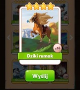 Dziki rumak / Coin Master karty