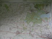 Mapa topograficzna 1:50 000 N-34-133-A Golina 