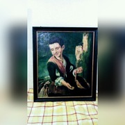 Obraz olejny "Chłopiec z psem" Esteban Murillo