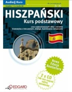 "Hiszpański, kurs podstawowy". Książka + 2 x audio CD. Wydawca Edgar 