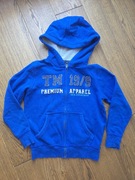 Niebieska rozpinana bluza z kapturem Pepperts rozmiar 122/128