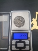 Moneta próba nike 1927 srebrna waga 18.36