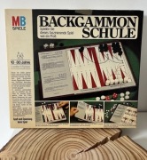 Gra kolekcjonerska Backgammon schule MB spiele niemiecka wersja deutsch