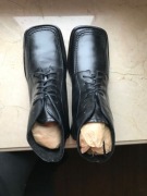 Botki Ryłko czarne wiązane lekko ocieplane 38 NOWE