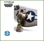 Figura z druku  3D  wysoka jakość   1/32