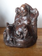 Duża unikatowa rzeźba Budda z magnezytu ponad 5 kg ZOBACZ 