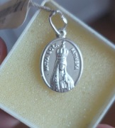 Medalik pr. 925./2.0gram. Matka Boska Fatimska