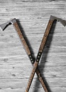 Zestaw 2x ciupaga góralska ozdobna grot prezent urodziny rocznicę 18