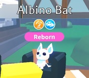 Adopt Me Roblox Neon Albino Bat