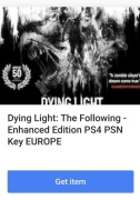 Dying light ps4 Europe Key