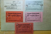 Niemcy - pokwitowania prenumeraty pisma ,,Niemiecki front wschodni" 1934