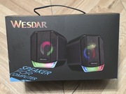 Głośniki komputerowe Wesdar USB RGB
