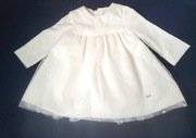 Cudowna biała sukienka Mayoral Newborn 70 cm
