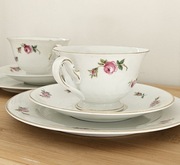 Dwa zestawy talerzyków i filiżanek Rosenthal 