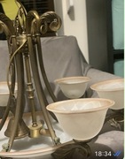 Żyrandol Murano lampa 