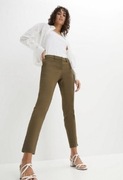 BODYFLIRT Bonprix eleganckie spodnie khaki Nowe 40